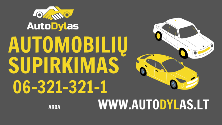 AutoDylas automobilių supirkimas – superkame automobilius visoje Lietuvoje. Telefono numeris 06-321-321-1